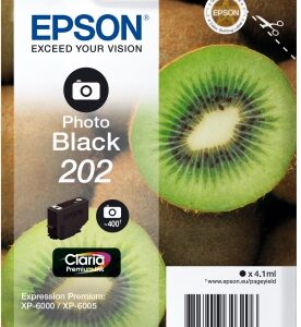 EPSON ink Fotočierna 202 Premium - singlepack, 4,1ml, 400s, štandard