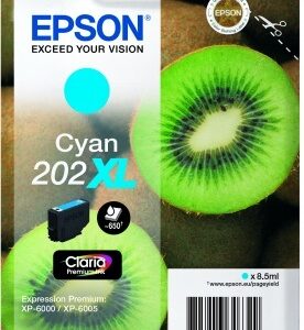 EPSON singlepack,Cyan 202XL,Premium Ink,XL
