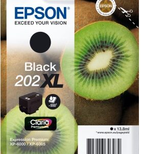 EPSON singlepack,Black 202XL,Premium Ink,XL