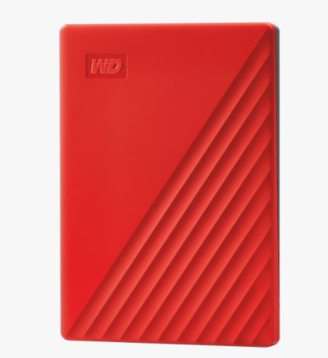 WD My Passport/2TB/HDD/Externý/2.5"/Červená/3R