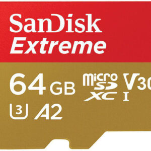 SanDisk Extreme/micro SDXC/64GB/UHS-I U3 / Class 10/+ Adaptér