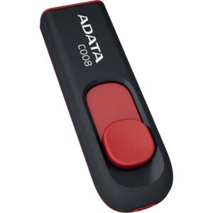 32GB USB ADATA C008 čierno/červená (potlač)