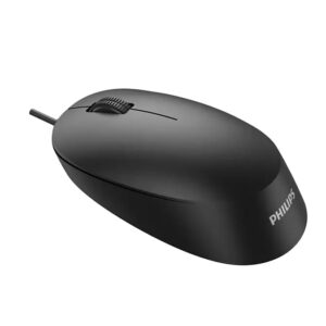 Philips SPK7207B/Kancelárska/Optická/1 600 DPI/Drôtová USB/Čierna