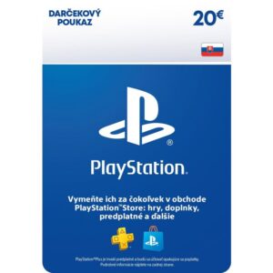 PlayStation Live Cards 20 EUR Hang pre SK PS Store