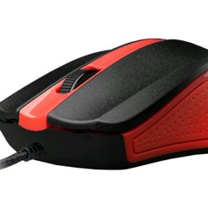 C-TECH Myš WM-01, červená, USB