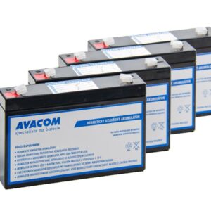 Batériový kit AVACOM AVA-RBC34-KIT náhrada pre renováciu RBC34 (4ks batérií)