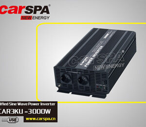 Menič napätia Carspa CAR3KU-24 24V/230V+USB 3000W, modifikovaná sínus
