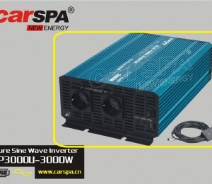 Menič napätia Carspa P3000U-24 24V/230V+USB 3000W, čistá sínusovka