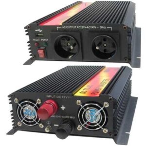 Menič napätia Carspa CAR1.6KU-12, 12V/230V+USB 1600W modifikovaná sínus