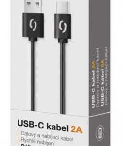 ALIGATOR Dátový kábel 2A USB-C 2 m čierny