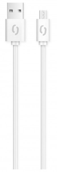 ALIGATOR Dátový kábel 2A micro USB 2m, biely