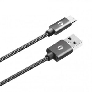 ALIGATOR PREMIUM 2A kábel, Micro USB 50cm, čierny