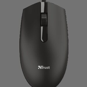 TRUST BASI/Kancelárska/Optická/1 200 DPI/Drôtová USB/Čierna