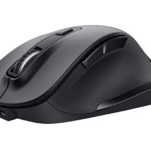 TRUST Fyda/Ergonomická/Optická/Pre pravákov/2 400 DPI/Bezdrôtová USB/Čierna