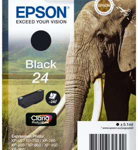 Epson Singlepack Black 24 Claria Photo HD Ink