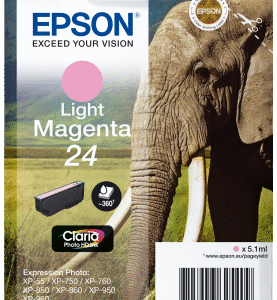 Epson Singlepack Light Magenta 24 Claira Photo Ink