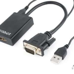 GEMBIRD Redukcia VGA - HDMI, 0,15 m, M/F