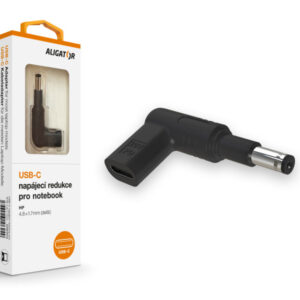 Aligator USB-C napájacia redukcia 4,8 x 1,7 mm (predĺžená) pre notebooky Asus/Compaq/HP