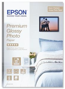 EPSON Premium Glossy Photo Paper A4 15 listov