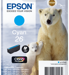 Epson Singlepack Cyan 26 Claria Premium Ink