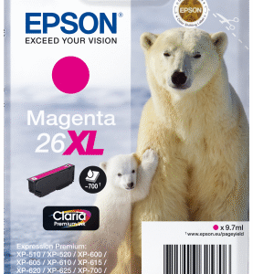 Epson Singlepack Magenta 26XL Claria Premium Ink