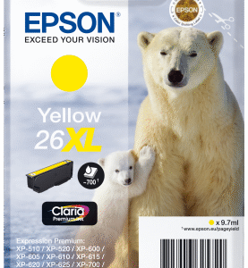 Epson Singlepack Yellow 26XL Claria Premium Ink