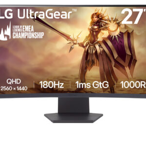 LG UltraGear/27GS60QC-B/27"/VA/QHD/180Hz/1ms/Black/2R