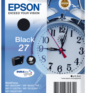 Epson Singlepack Black 27 DURABrite Ultra Ink