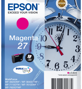 Epson Singlepack Magenta 27 DURABrite Ultra Ink