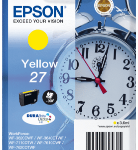 Epson Singlepack Yellow 27 DURABrite Ultra Ink
