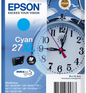 Epson Singlepack Cyan 27XL DURABrite Ultra Ink
