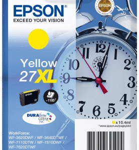 Epson Singlepack Yellow 27XL DURABrite Ultra Ink