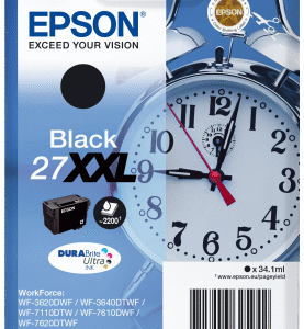 Epson Singlepack Black 27XXL DURABrite Ultra Ink