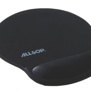 Allsop Gélová podložka pod myš čierna, 20mm podpora zápästia