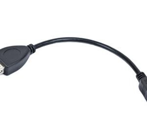 Kábel USB AF/micro BM, OTG, 15cm pre tab. a tel.