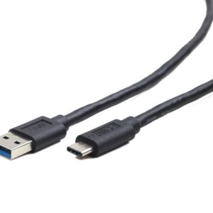 Kábel CABLEXPERT USB 3.0 AM na Type-C kábel (AM/CM), 1,8 m, čierny