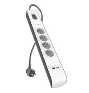 BELKIN SurgeStrip prep.ochrana, 4 zásuvky, 525J, 2USB