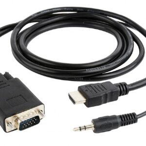 GEMBIRD Redukcia HDMI to VGA + audio, 1,8m