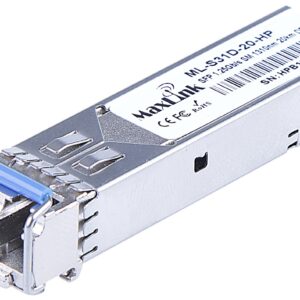 MaxLink 1.25G SFP HP modul, SM, 1310nm, 20km, 2x LC konektor, DDM, HP kompatibilný