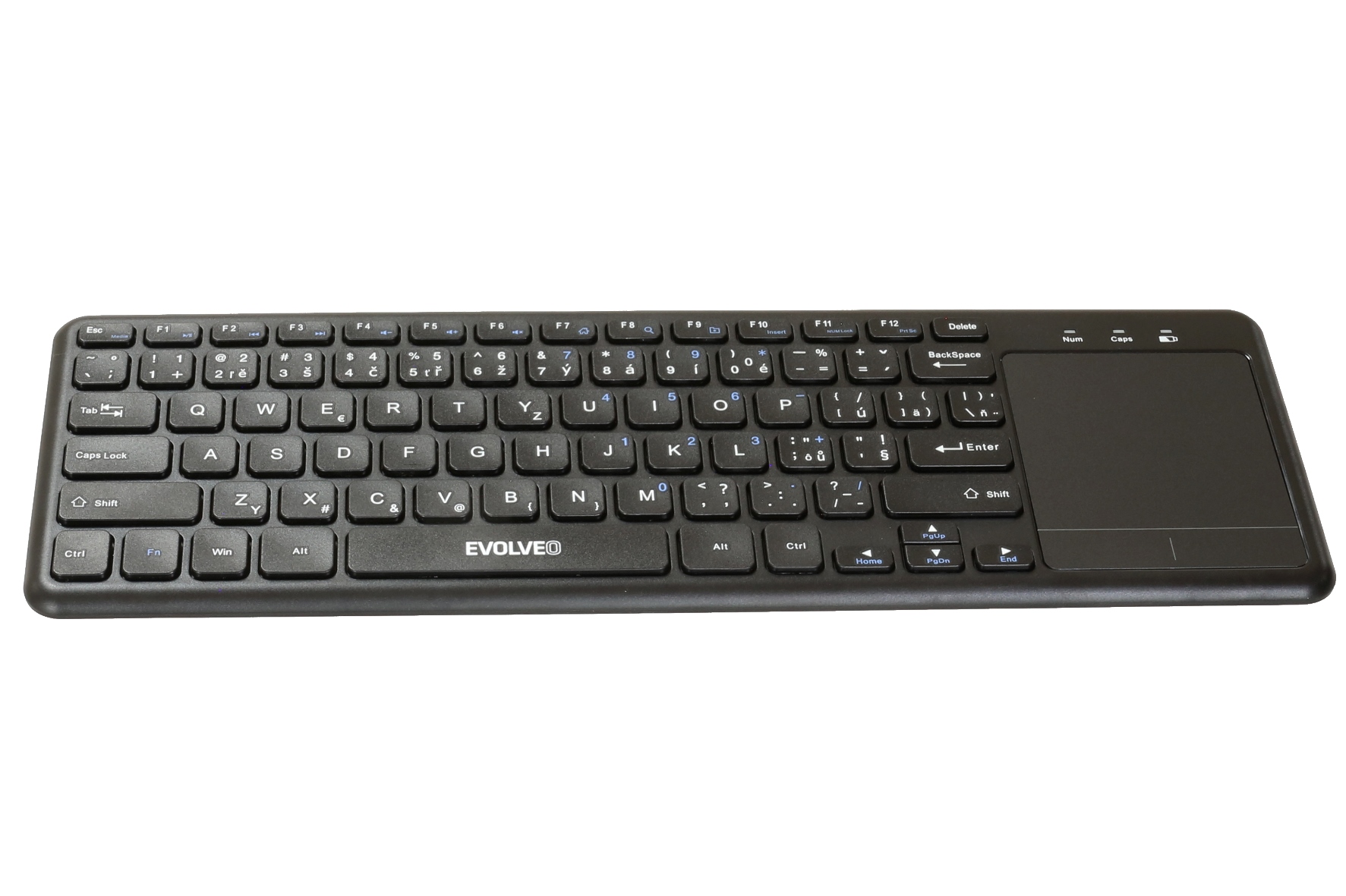 EVOLVEO WK32BG/Bezdrôtová USB/ CZ layout/Čierna