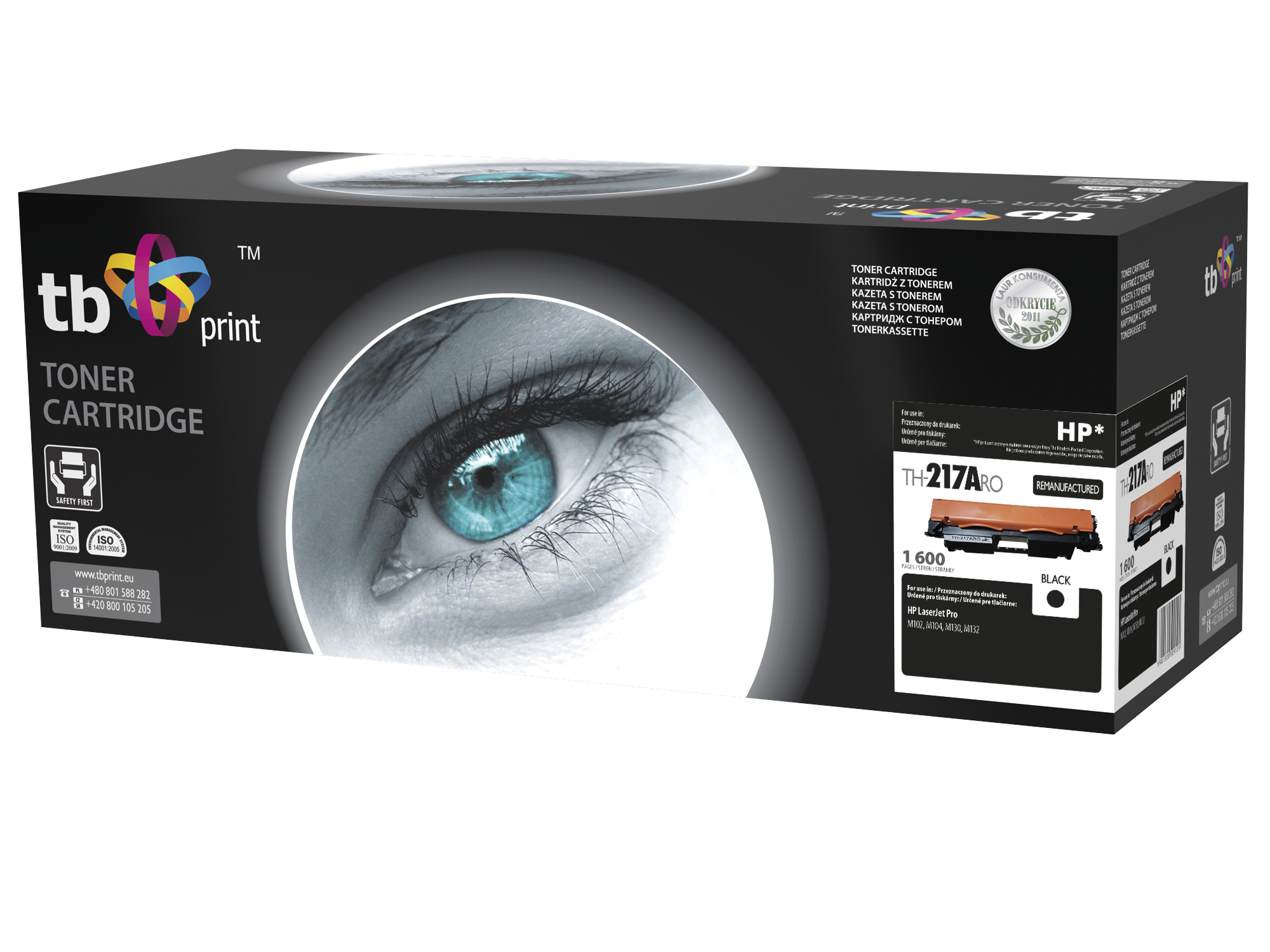 Toner TB kompatibilný s HP CF217A LJ 104, BK, reman