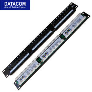 DATACOM Patch panel 24x RJ-45, Cat5e UTP, 1U, 19" LSA