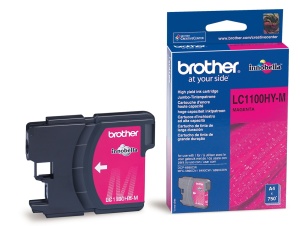 Brother LC-1100HYM - atrament magenta