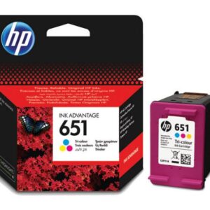 HP 651 3farebná ink kazeta, C2P11AE