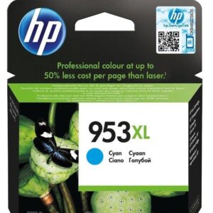HP 953XL azúrová atramentová kazeta, F6U16AE