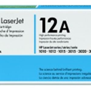 HP inteligentná tlačová kazeta čierna, Q2612A