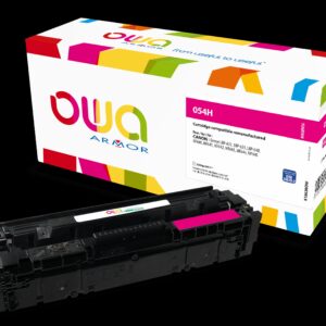 OWA Armor toner kompatibilný s Canon CRG-054H M, 2300st, červená/magenta