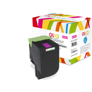OWA Armor toner kompatibilný s Lexmark 80C2HM0, 3000st, červená/magenta