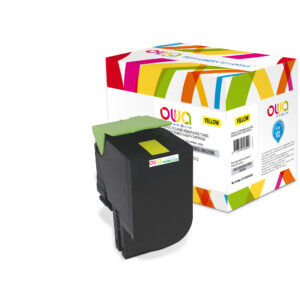 OWA Armor toner kompatibilný s Lexmark 80C2HY0, 3000st, žltá/yellow