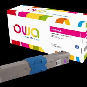 OWA Armor toner kompatibilný s OKI 46490606, 6000st, červená/magenta